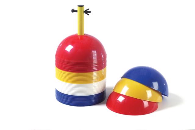 Precision Training Sports Marker Domes - Set of 40, Mixed Colours
